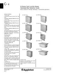 W Series Cast Iron Junction Boxes.pdf - Revere Electric
