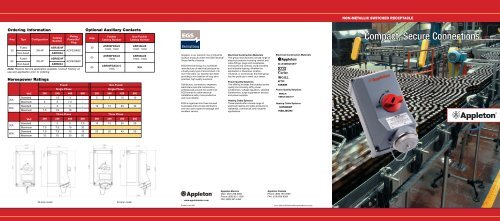 Appleton Switched Receptacle Brochure.pdf - Revere Electric