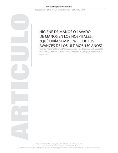 higiene de manos o lavado de manos en los hospitales: Â¿quÃ© dirÃ­a ...