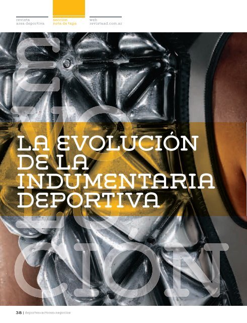 LA EVOLUCIÓN DE LA INDUMENTARIA DEPORTIVA - Revista ad
