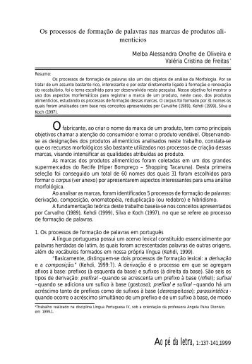 artigo 20 - Melba e ValÃ©ria - Revista Ao PÃ© da Letra
