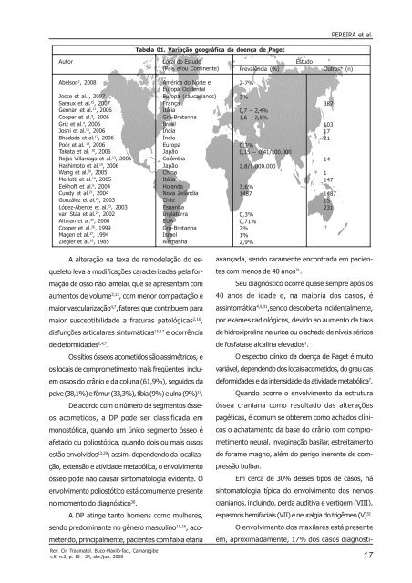 Resumo /Abstract - Artigo Completo - Revista de Cirurgia e ...