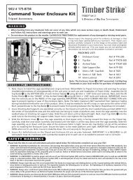 Command Tower Enclosure Kit - Big Dog Treestands