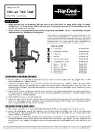 TSTS-500 Deluxe Tree Seat - Big Dog Treestands