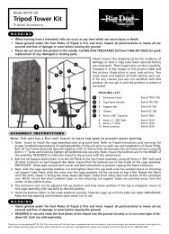 BDTTK-100 Tripod Tower Kit - Big Dog Treestands