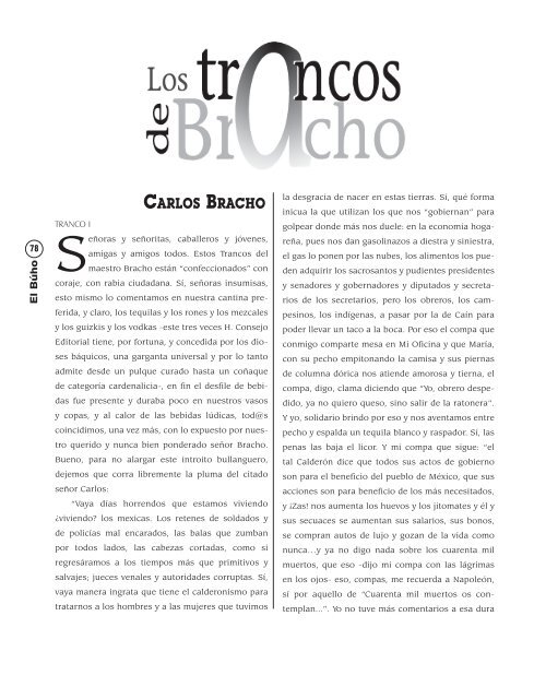 MARTHA CHAPA - Revista EL BUHO