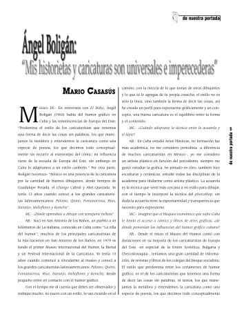 Mario CasasÃºs - Revista EL BUHO