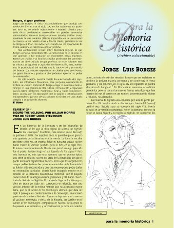 Jorge Luis Borges - Revista EL BUHO