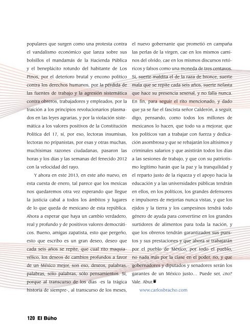 revista completa en pdf - Revista EL BUHO