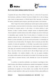 editorial (pdf) - Revista EL BUHO