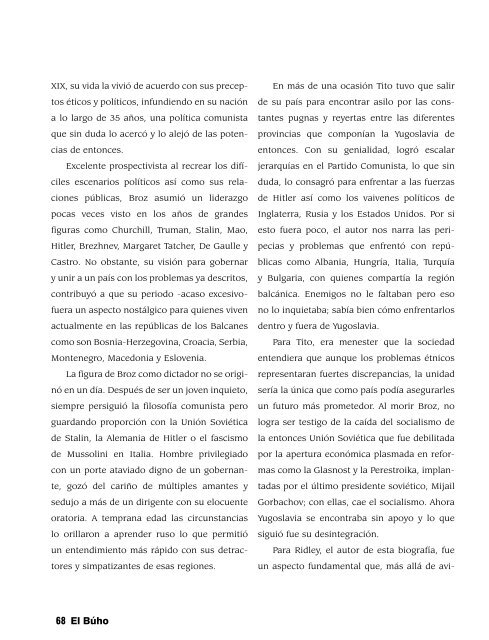 revista completa en pdf - Revista EL BUHO