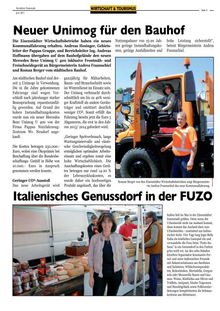 Amtsblatt Layout - Eisenstadt