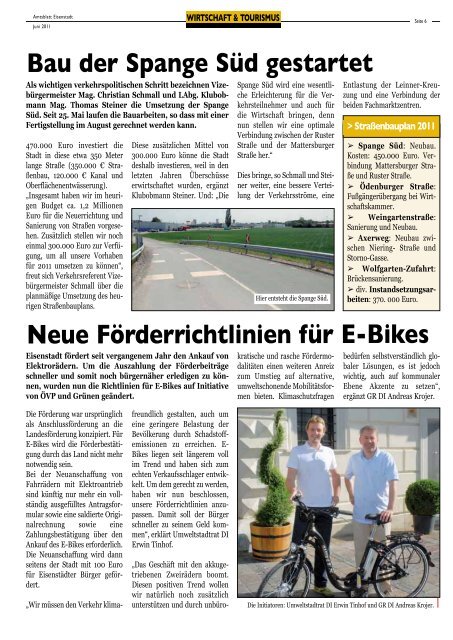 Amtsblatt Layout - Eisenstadt