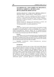 synthesis of a new series of thiazolyl- methyl(carbonyl ... - farmacia