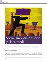 Socialismo, distribución y clase media - INCAE Business Review