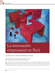 La innovación empresarial en Perú - INCAE Business Review