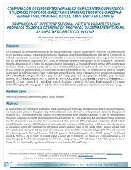 comparaciÃ²n de diferentes variables en ... - Revista MVZ CES