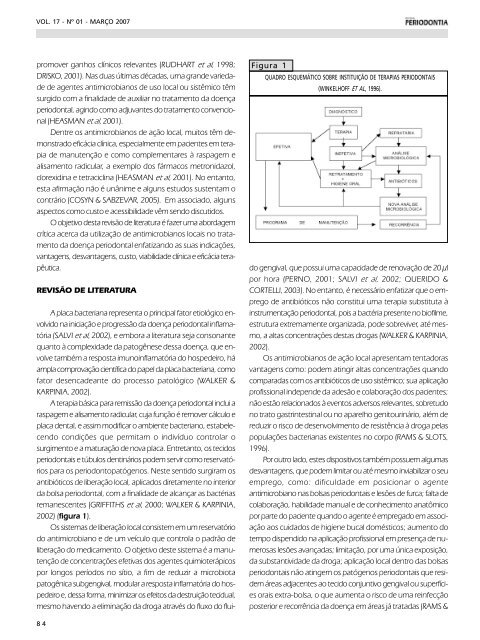 uso de antimicrobianos locais em periodontia ... - Revista Sobrape