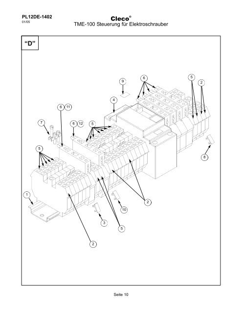 Steuerung für Elektroschrauber Serie TME-100 - Apex Tool Group