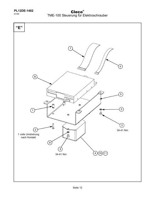 Steuerung für Elektroschrauber Serie TME-100 - Apex Tool Group