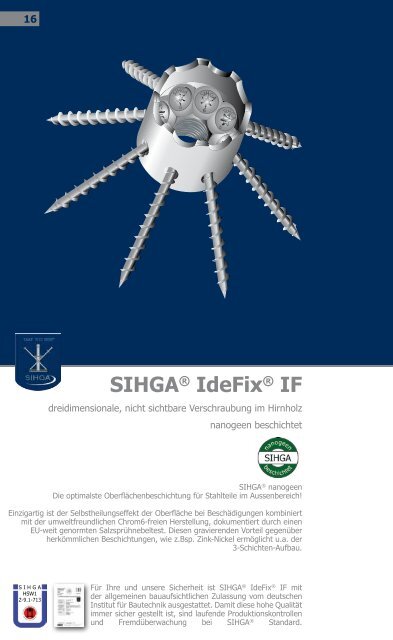 Schraub- und Holzverbinder Systeme 2011 www.sihga.com - Revotool