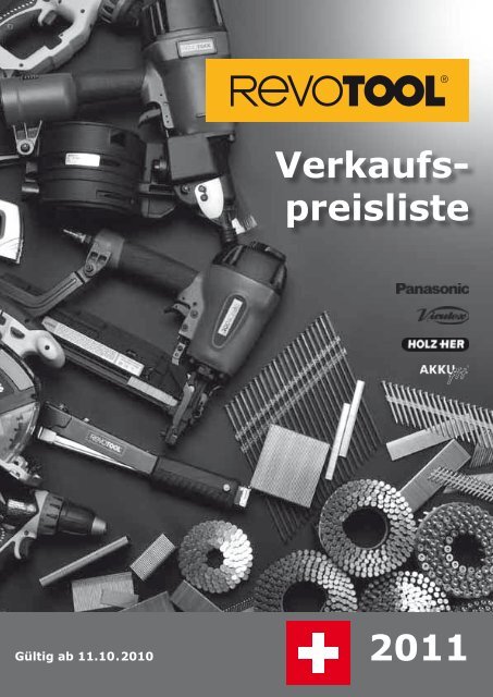 Verkaufs- preisliste 2011 - Revotool