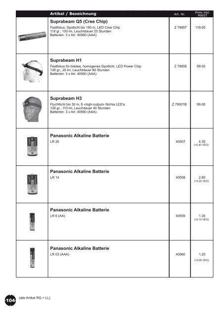 Verkaufs- preisliste 2011 - Revotool