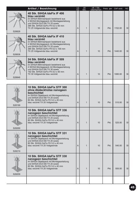 Verkaufs- preisliste 2011 - Revotool