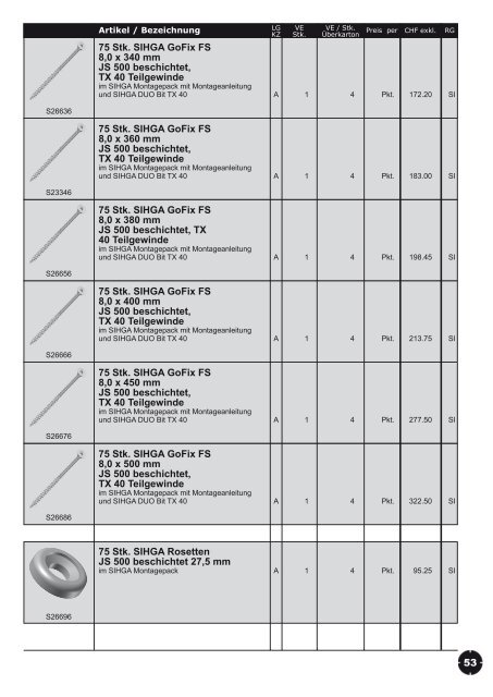 Verkaufs- preisliste 2011 - Revotool