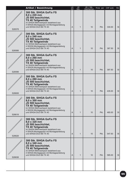 Verkaufs- preisliste 2011 - Revotool