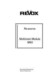 Re:source Multiroom-Module MKII - Revox