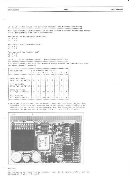 sT[JDtrR 3.I.2 ,/L Tape Deck Controller GR 20 EL ... - Revoxsammler