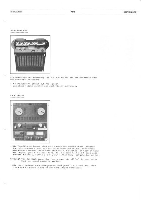 sT[JDtrR 3.I.2 ,/L Tape Deck Controller GR 20 EL ... - Revoxsammler