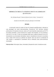 ArborizaÃ§Ã£o Urbana na Cidade de Assis-SP - Revista da Sociedade ...