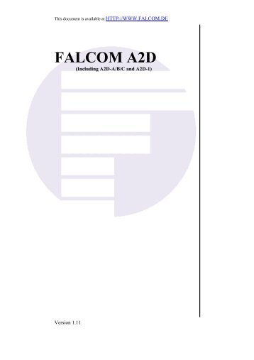 3 A2D-1 Modem - Falcom