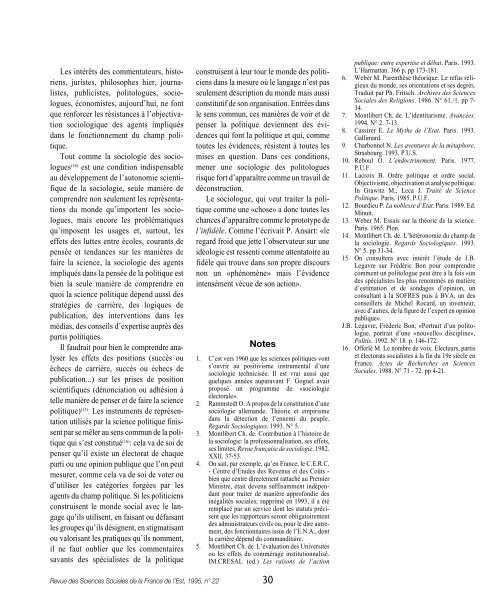 SCRE95 F1 M1 - Revue des sciences sociales