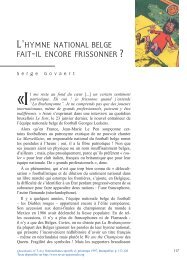 L'hymne national belge fait-il encore frissonner - Quasimodo