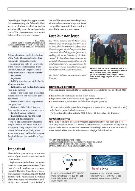 Download PDF Swiss Review 1/2013 High Resolution