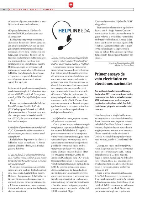 Download PDF Panorama Suizo 1/2012 - Schweizer Revue