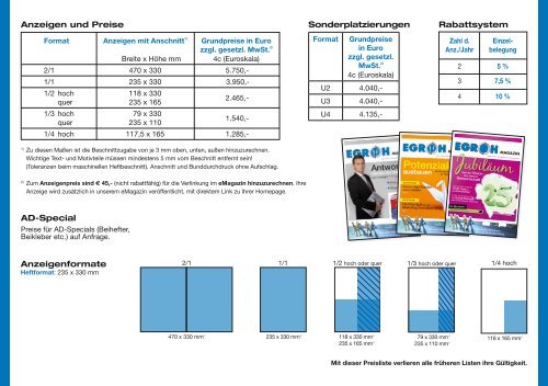 Mediadaten 2013 - AVR Agentur für Werbung und Produktion