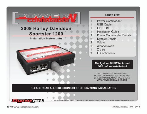 sportster power commander