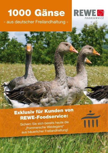 1000 Gänse - REWE-Foodservice