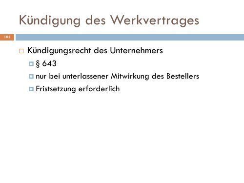 Werkvertrag