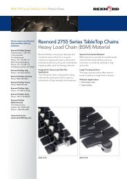 Rexnord 2755 Series TableTop Chains Heavy Load Chain (BSM ...