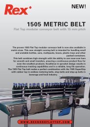 1505 METRIC BELT - Rexnord FlatTop Europe