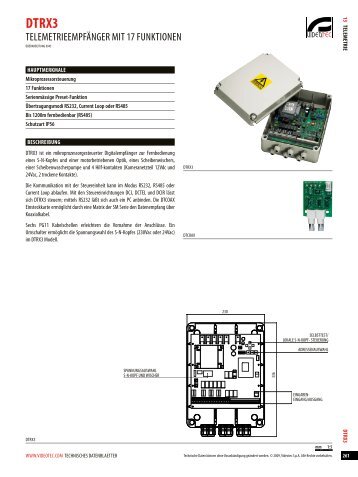 DTRX3 - Videotec