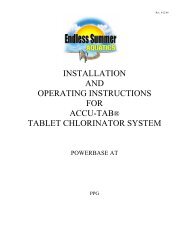 installation and operating instructions for accu-tabÂ® tablet - Endless ...