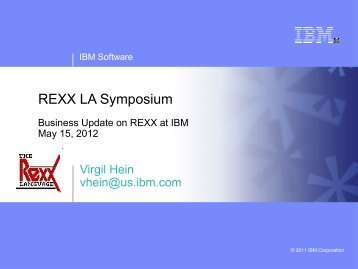 IBM Presentations: Blue Pearl Asterisk template - The Rexx ...