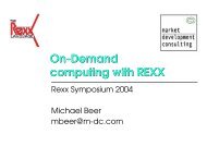 Applications - The Rexx Language Association