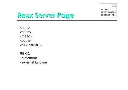 Applications - The Rexx Language Association